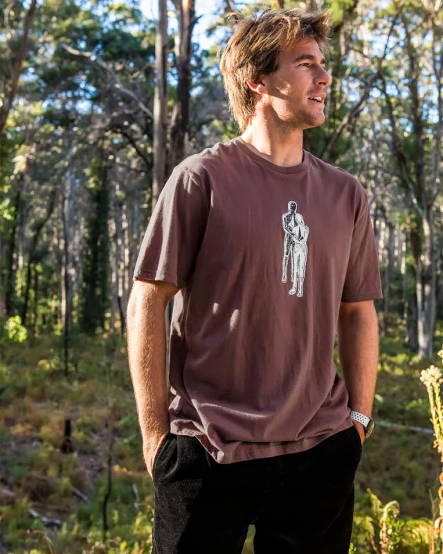 Held Short Sleeve Tee - Merlot sold by Volcom