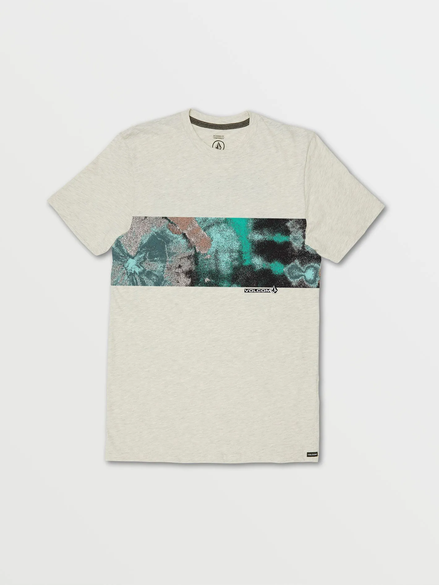 Big Boys Flaring Short Sleeve Tee - Bone Heather sold by Volcom