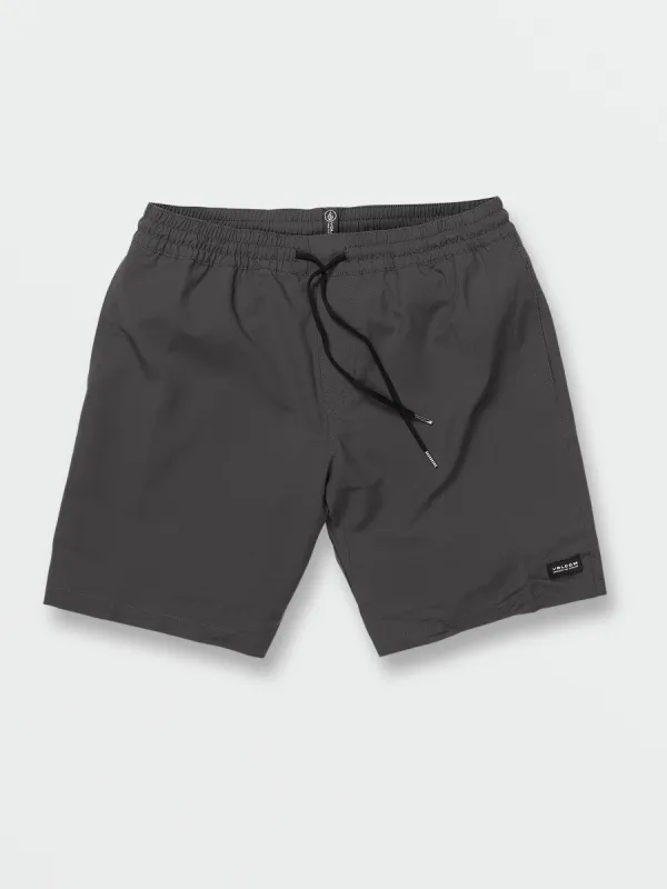 Stones Hybrid Elastic Waist Shorts - Asphalt Black sold by Volcom