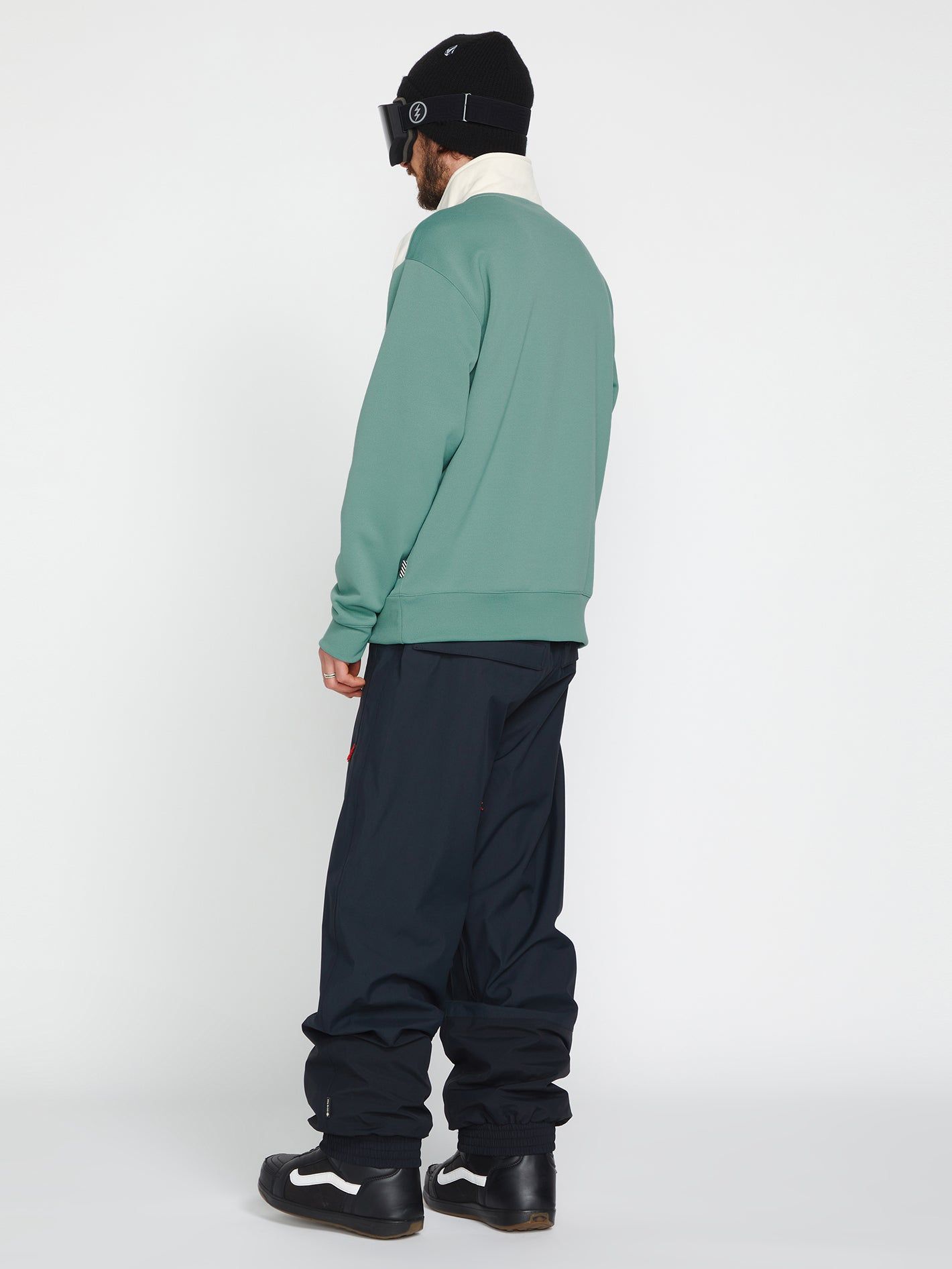 Mens She Crew Fleece - Sage (2022) sold by Volcom product image thumbnail 5