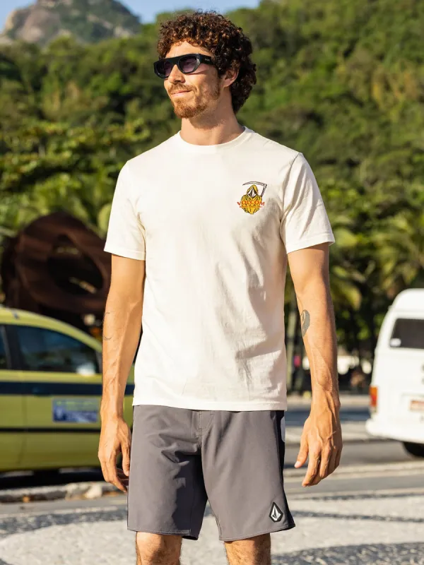 Reapin Short Sleeve Tee - Off White sold by Volcom