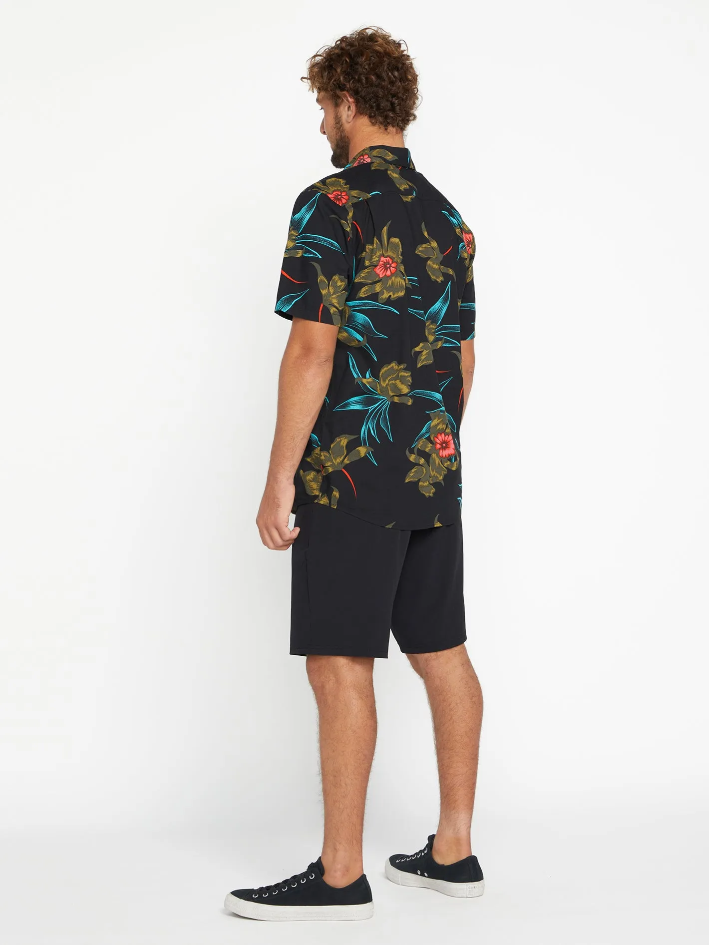 Island Time Short Sleeve Shirt - Black Combo sold by Volcom product image thumbnail 2