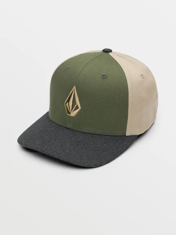 Full Stone Heather Flexfit Hat - Winter Moss sold by Volcom