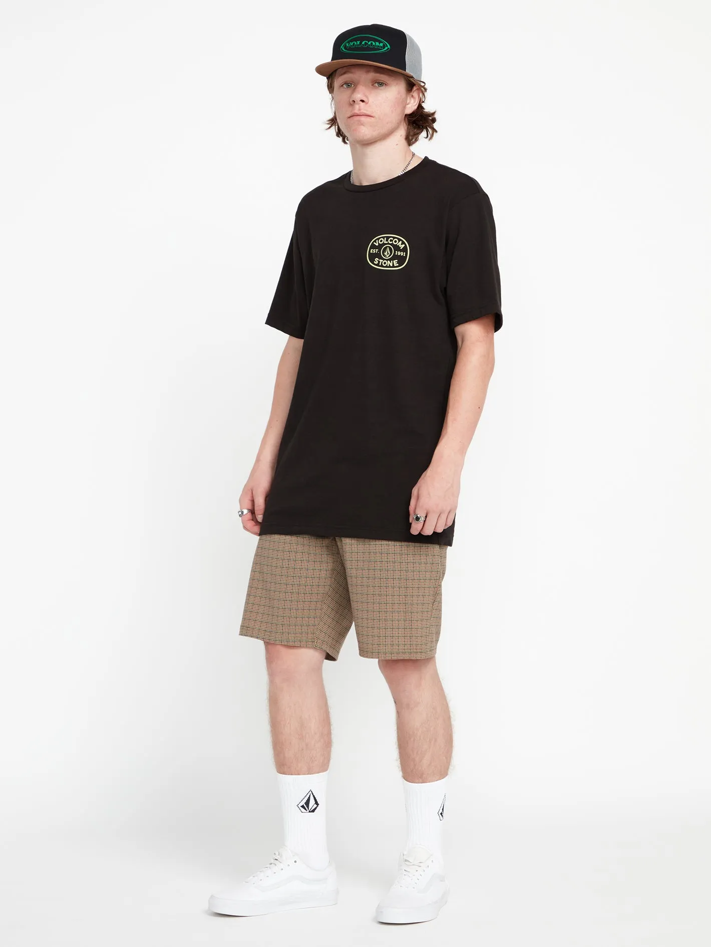 Mix Frickin Cross Shred Shorts - Khaki sold by Volcom product image thumbnail 3