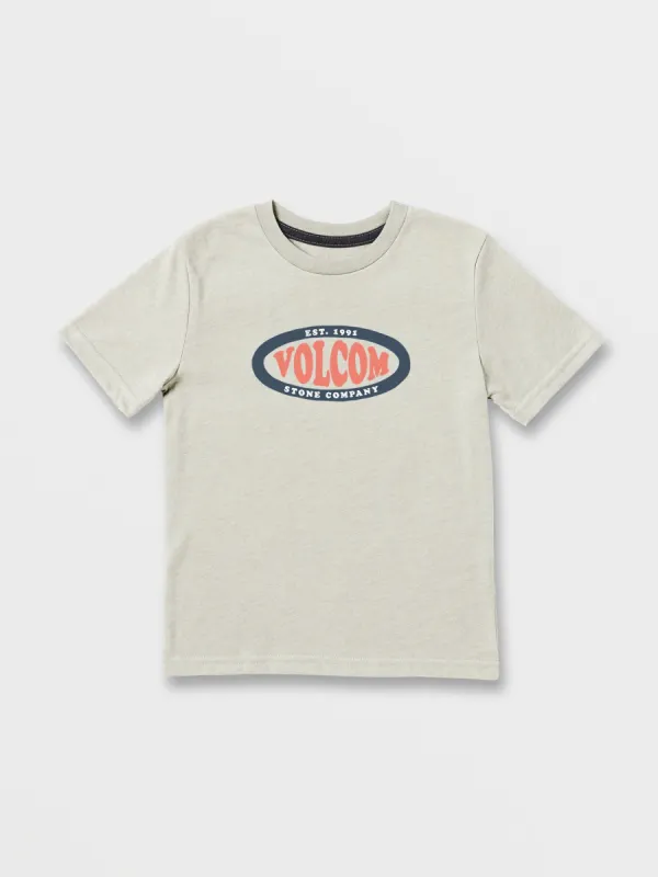 Little Boys Schooner Short Sleeve Tee - Bone Heather sold by Volcom