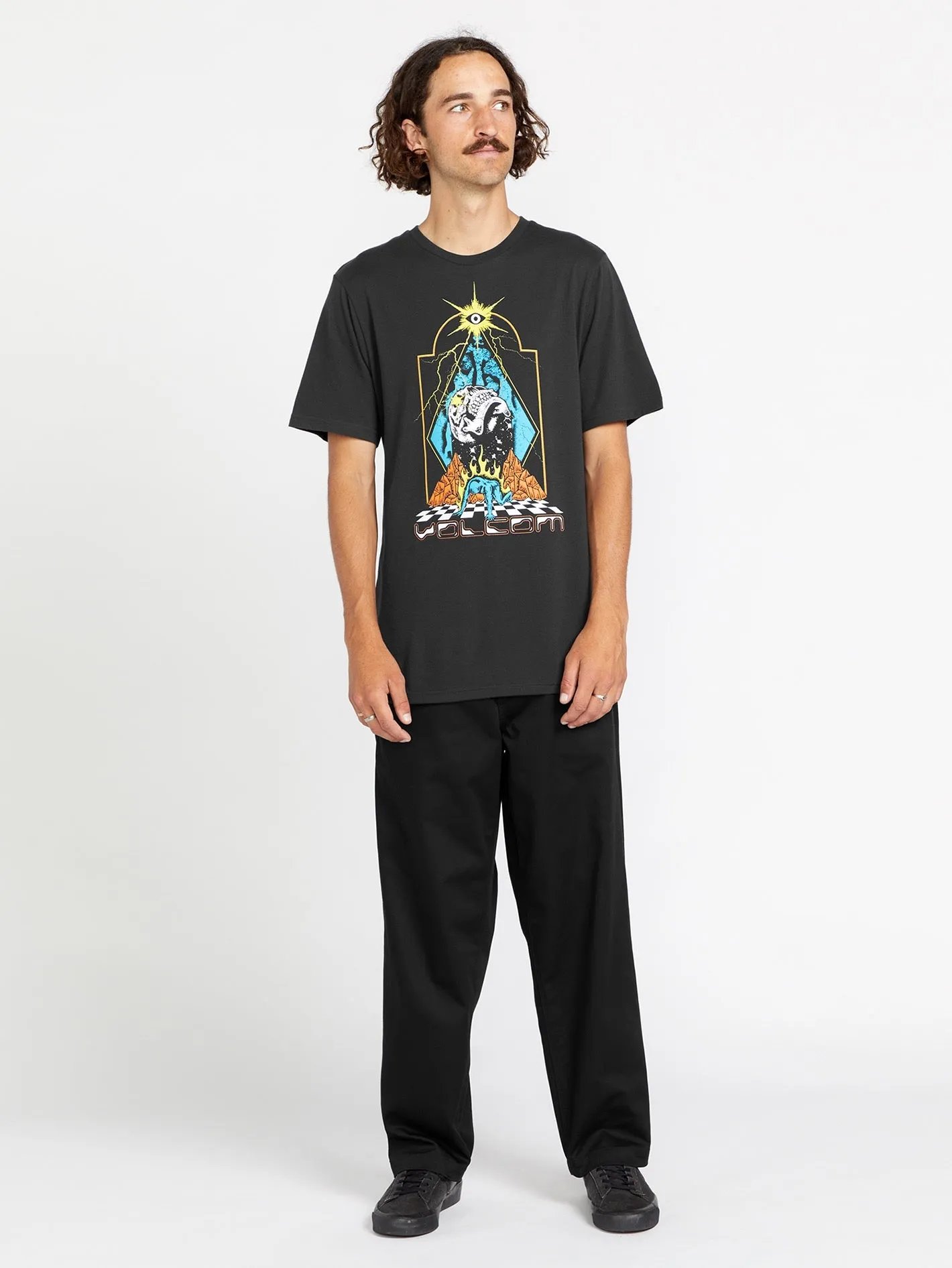 Star Scream Short Sleeve Tee - Washed Black Heather sold by Volcom product image thumbnail 3