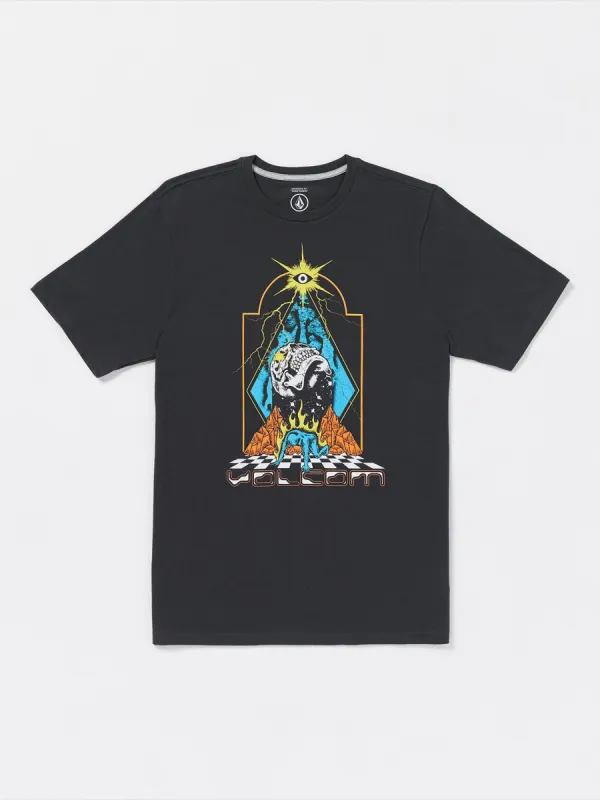 Star Scream Short Sleeve Tee - Washed Black Heather made by Volcom
