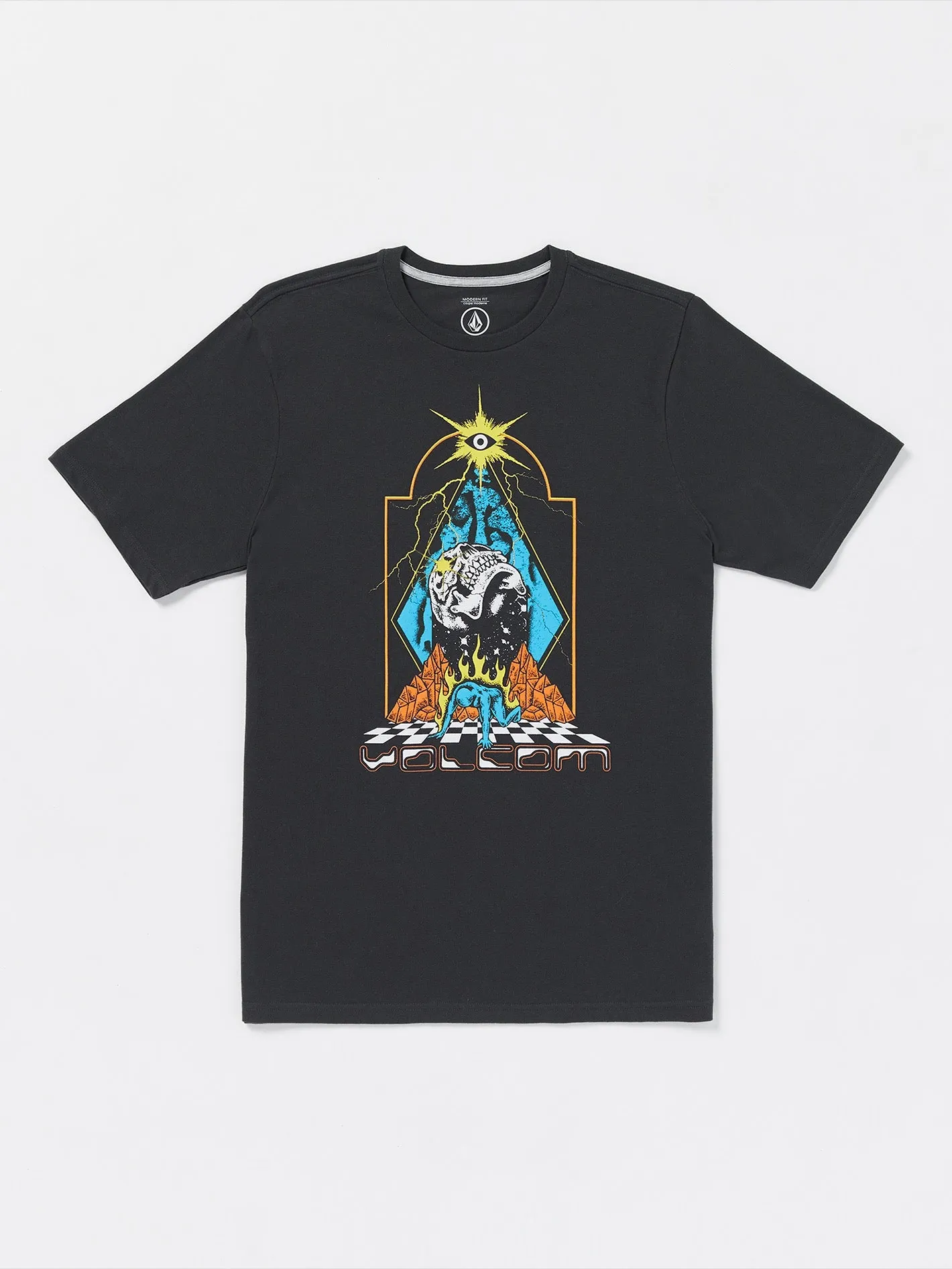 Star Scream Short Sleeve Tee - Washed Black Heather sold by Volcom