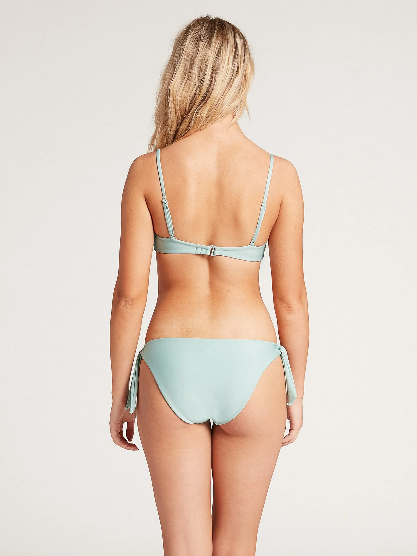 Simply Seamless Tie Side Bikini Bottom - Blue Fog sold by Volcom product image thumbnail 4