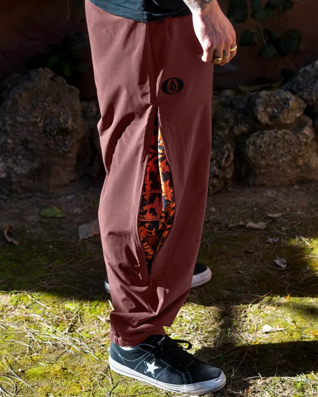 Skate Vitals Remy Stratton Elastic Waist Pants - Merlot sold by Volcom