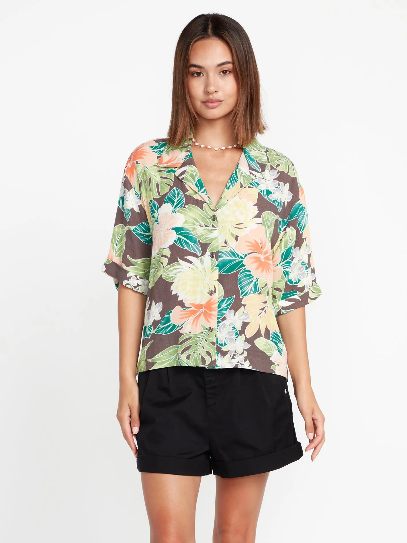 Excapism Top - Slate Grey sold by Volcom product image thumbnail 2