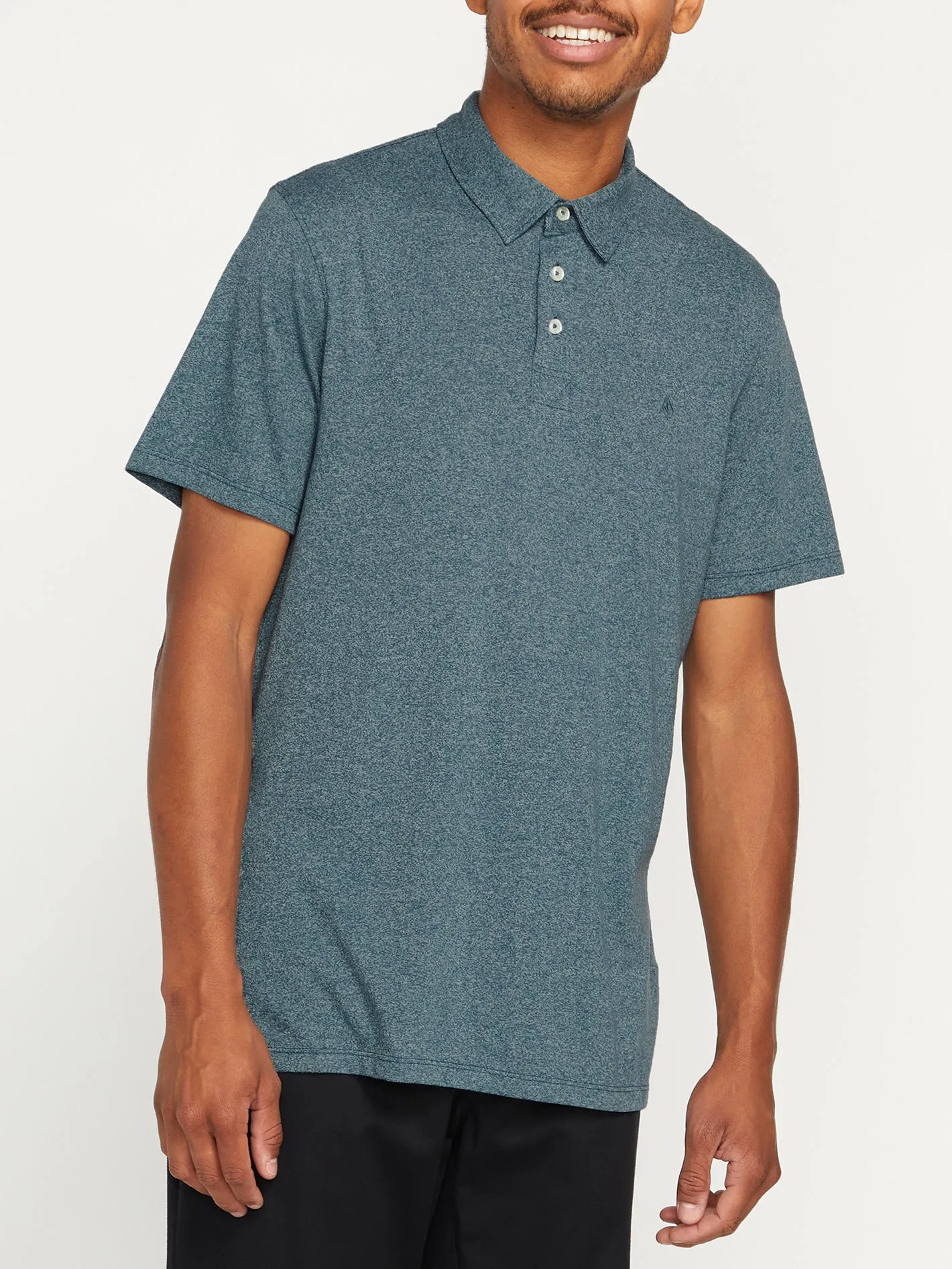 Wowzer Polo Short Sleeve Shirt - Cruzer Blue sold by Volcom