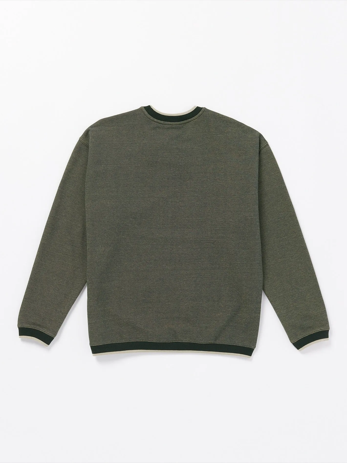 Volcom Entertainment Hockey Dad Crew Sweatshirt - Lemon Heather sold by Volcom product image thumbnail 4
