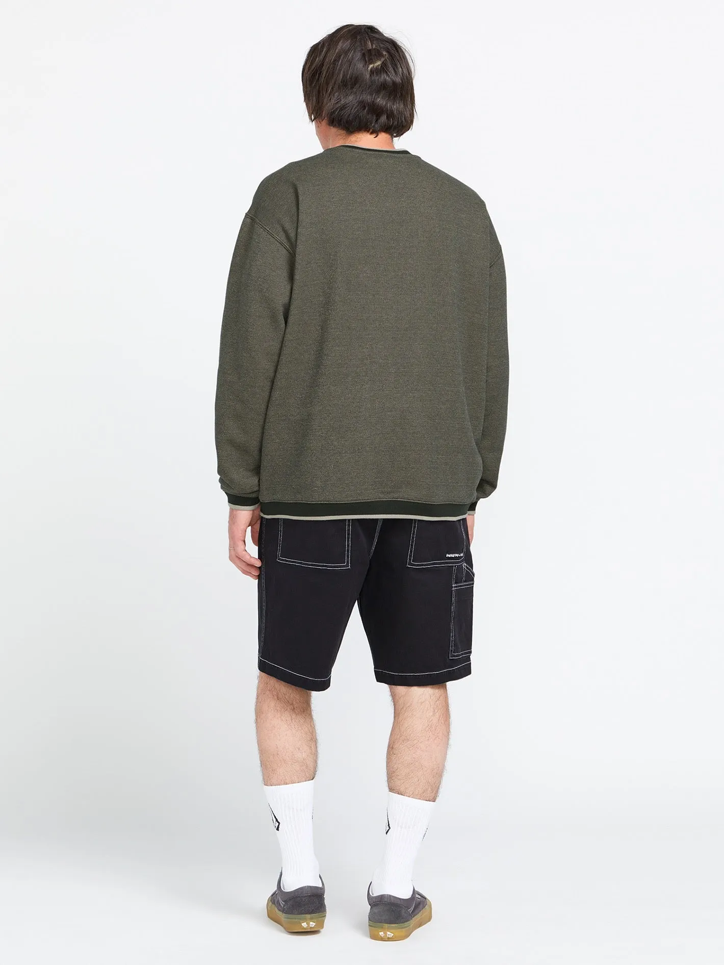 Volcom Entertainment Hockey Dad Crew Sweatshirt - Lemon Heather sold by Volcom product image thumbnail 2