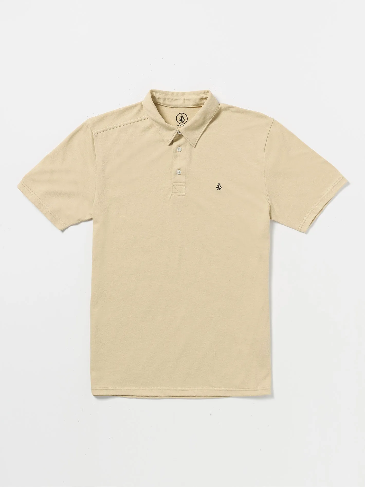 Banger Polo Short Sleeve Shirt - Sand sold by Volcom
