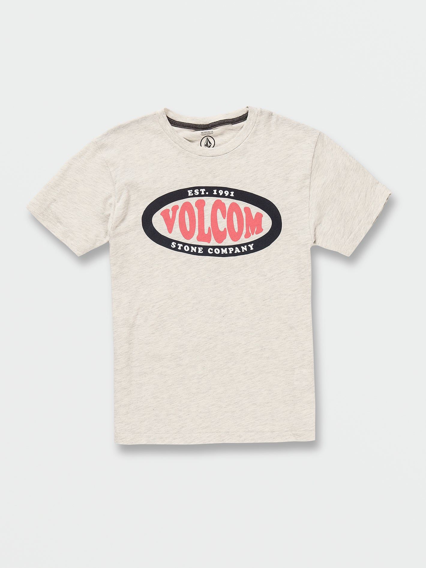 Big Boys Schooner Short Sleeve Tee - Dark Black Heather sold by Volcom