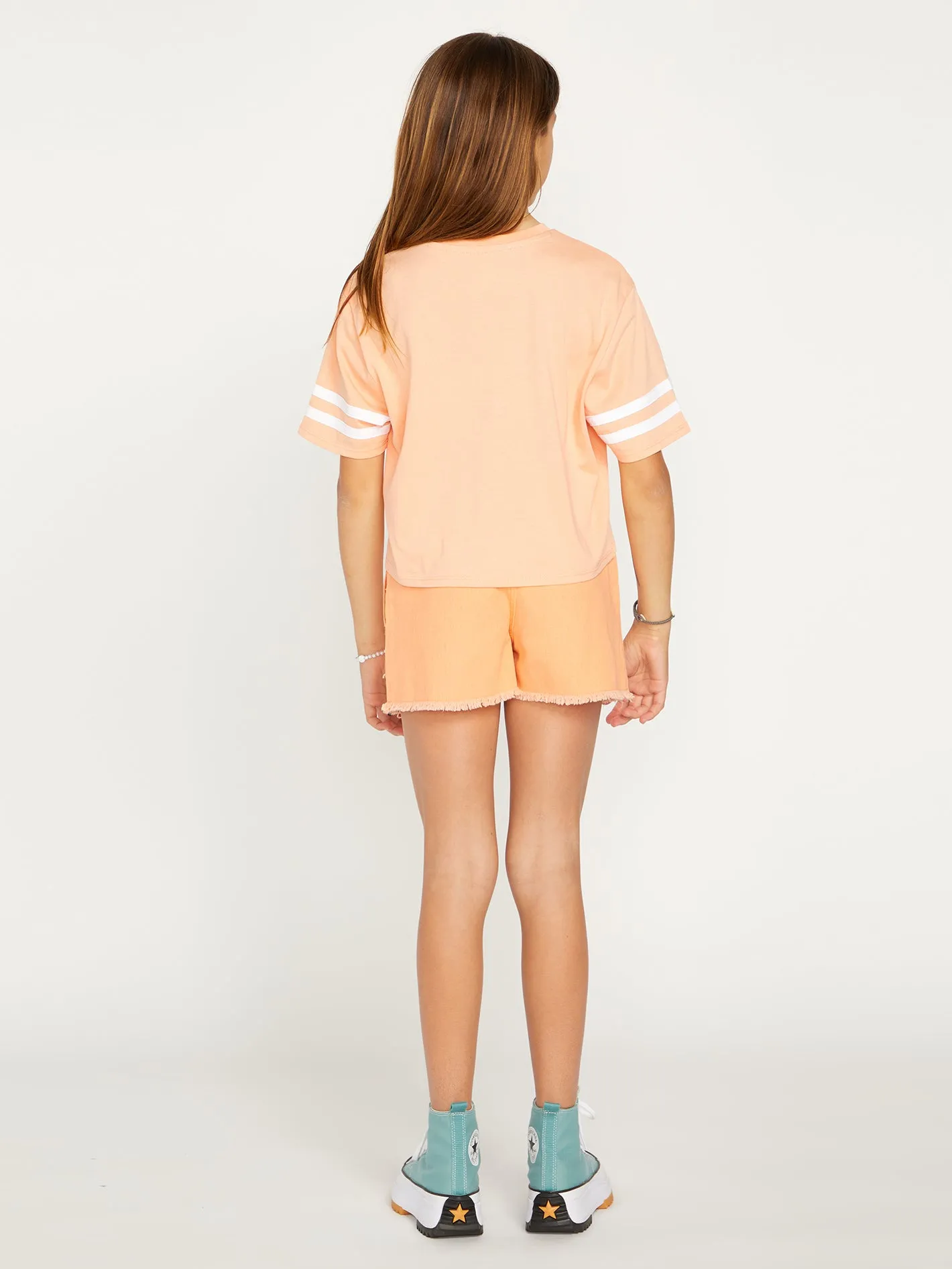 Girls Truly Stoked Tee - Melon sold by Volcom product image thumbnail 3