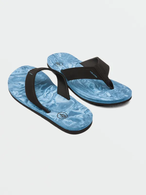 Victor Sandals - Aged Indigo sold by Volcom