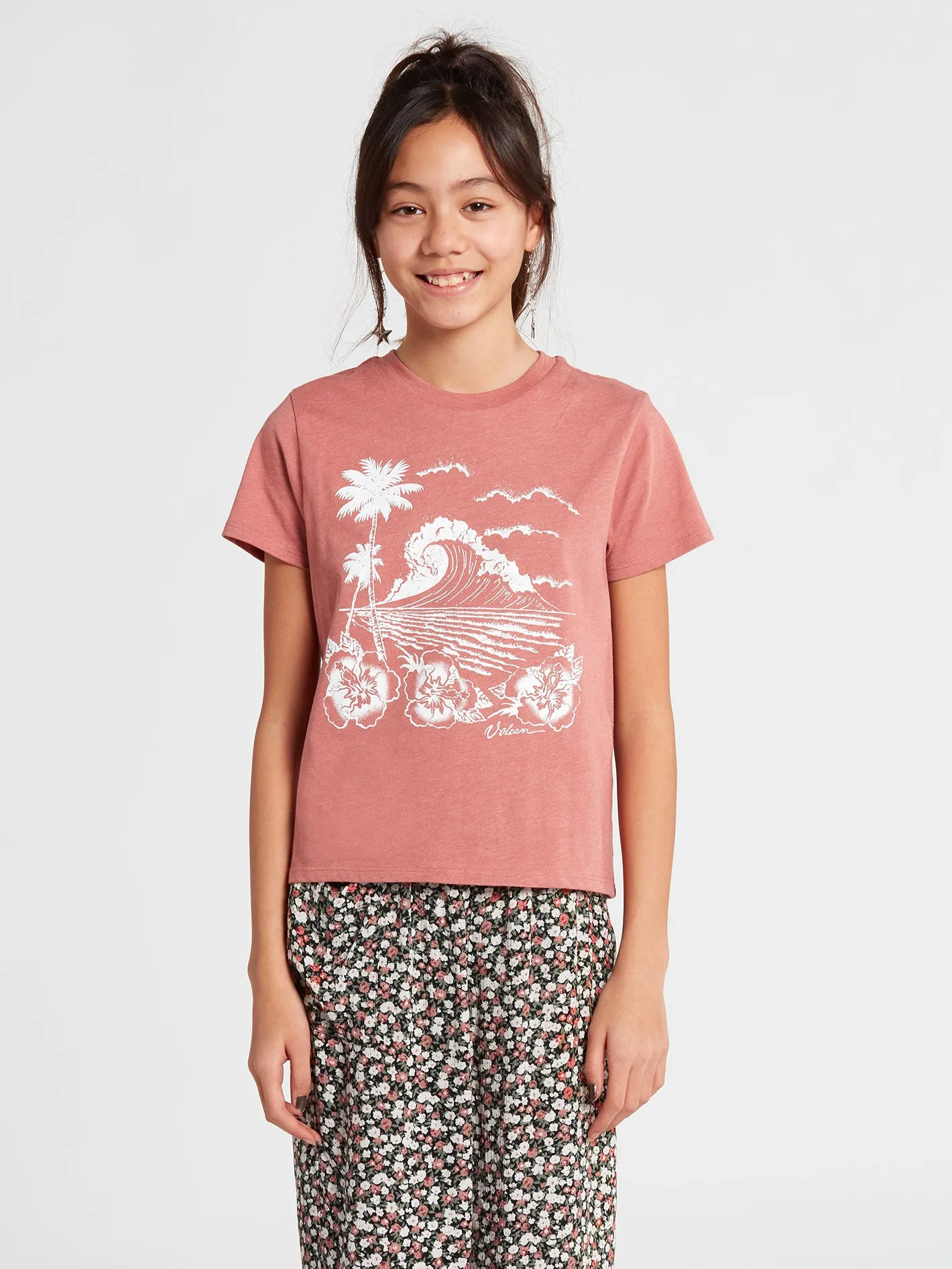 Big Girls Last Party Tee - Sepia sold by Volcom