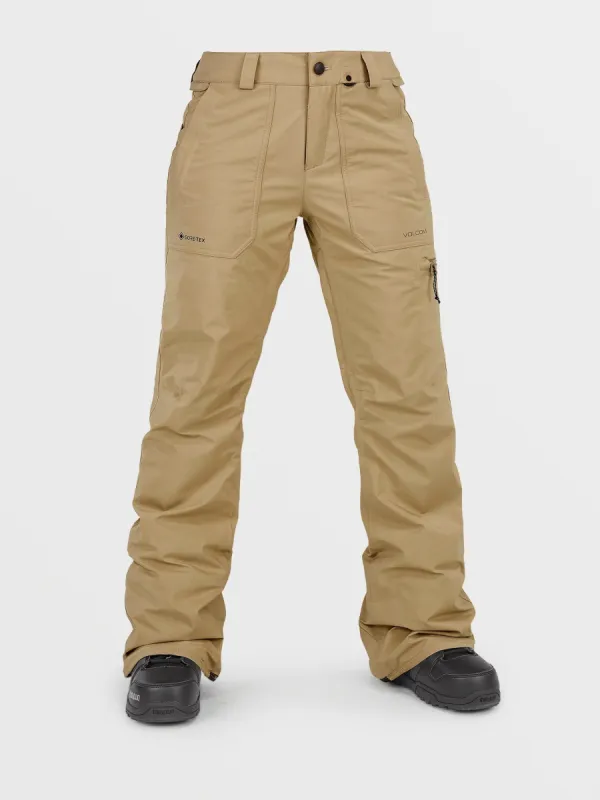 Womens Knox Ins Gore-Tex Pants - Dark Khaki sold by Volcom