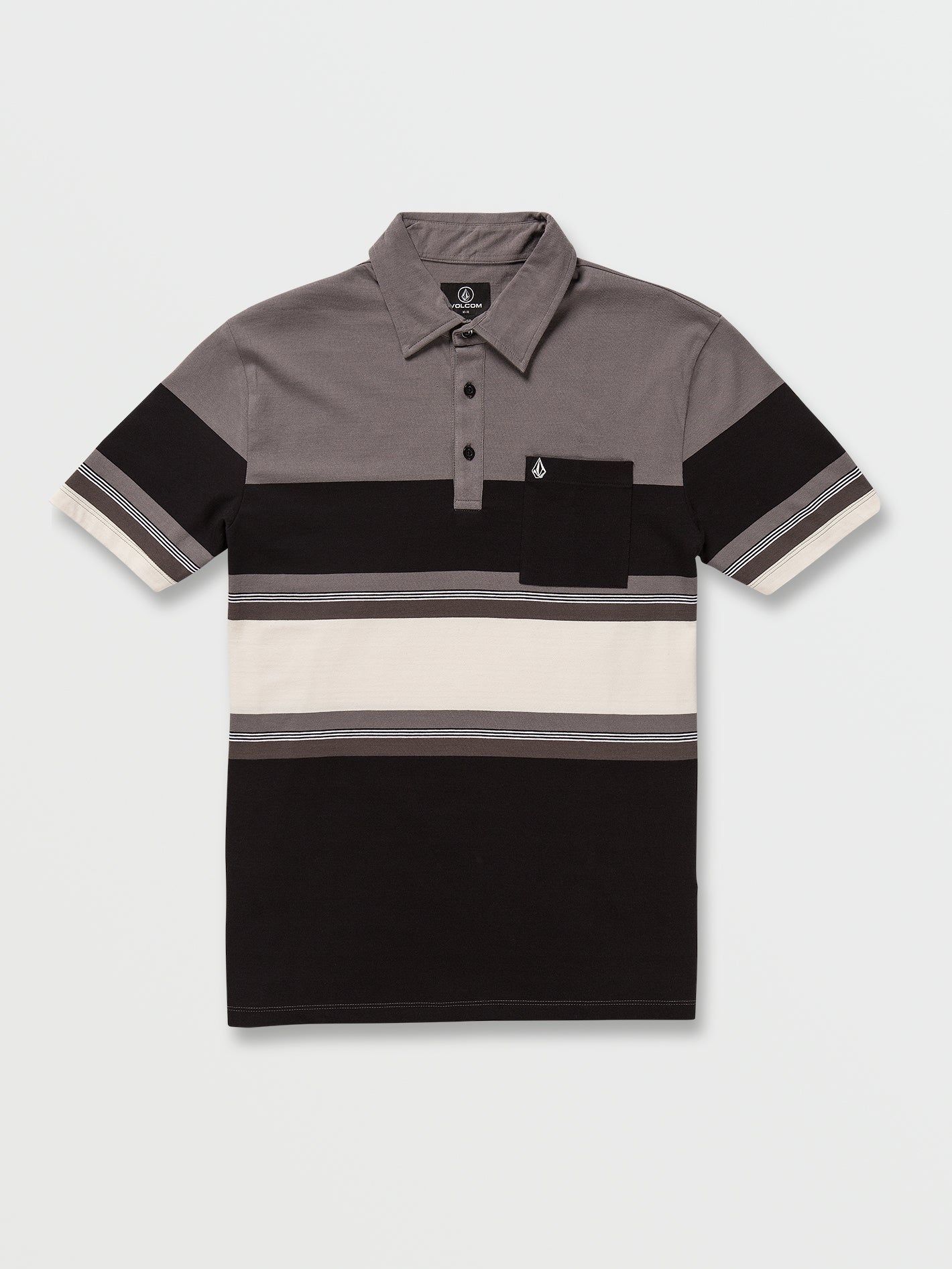 Heavy Daze Short Sleeve Polo - Pewter sold by Volcom product image thumbnail 3