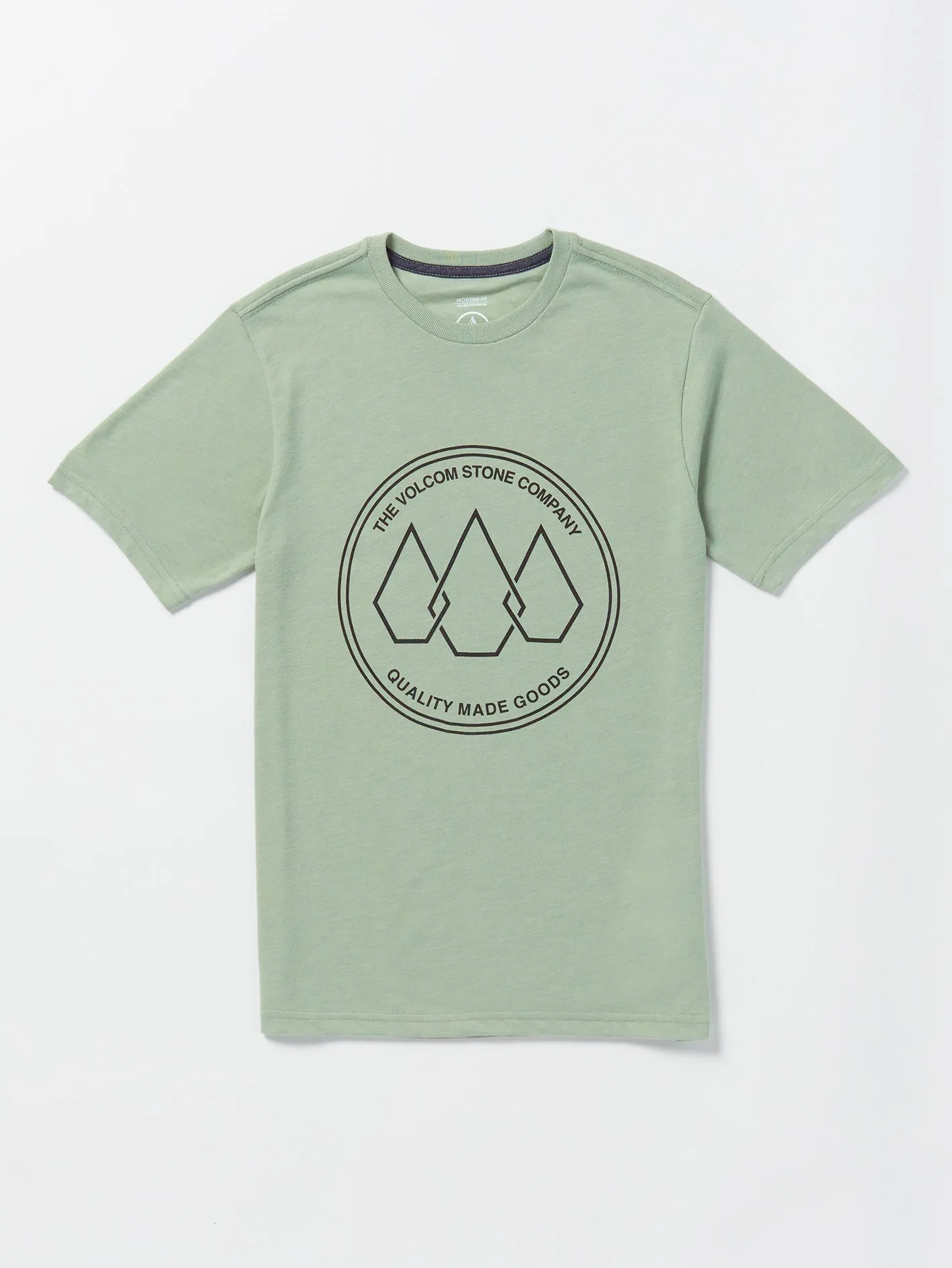 Big Boys Stone Link Short Sleeve Tee - Slate Heather sold by Volcom