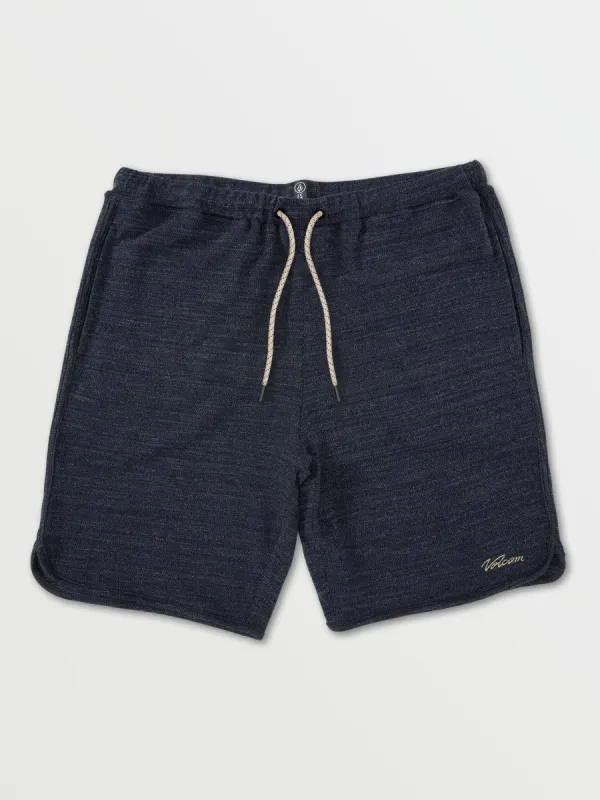 Loiter Elastic Waist Shorts - Navy sold by Volcom