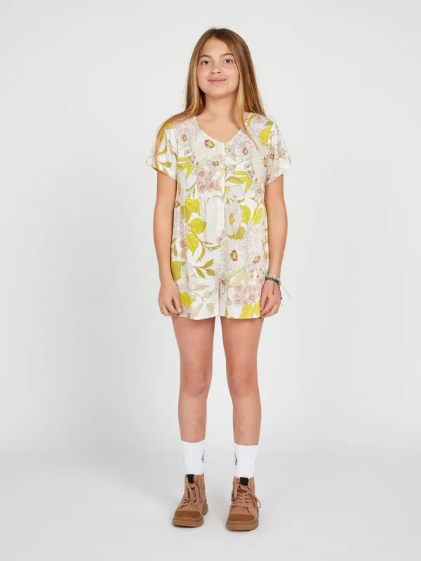 Girls Happy Clouds Romper - Multi sold by Volcom