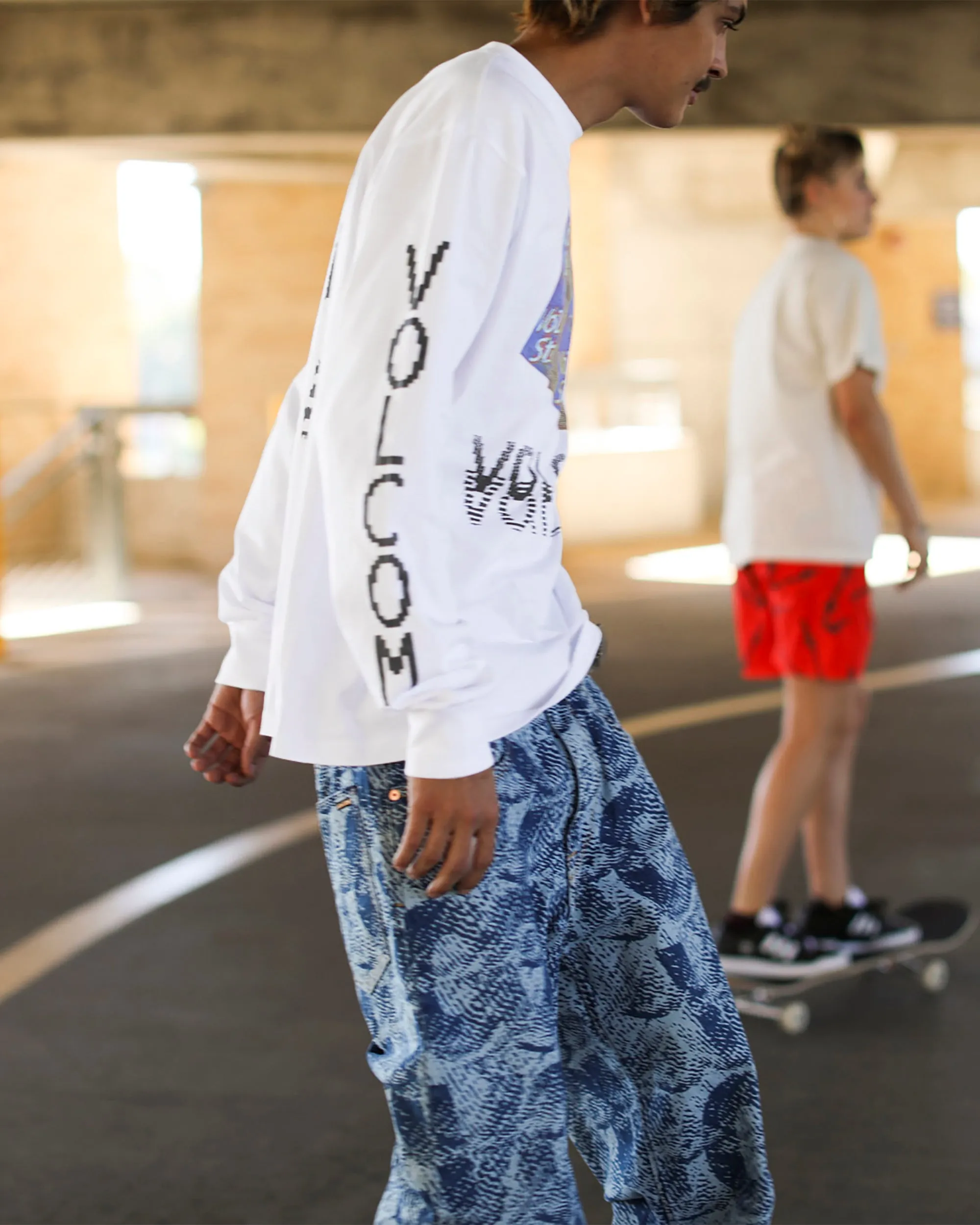 Fergadelic Long Sleeve Tee - White sold by Volcom product image thumbnail 3