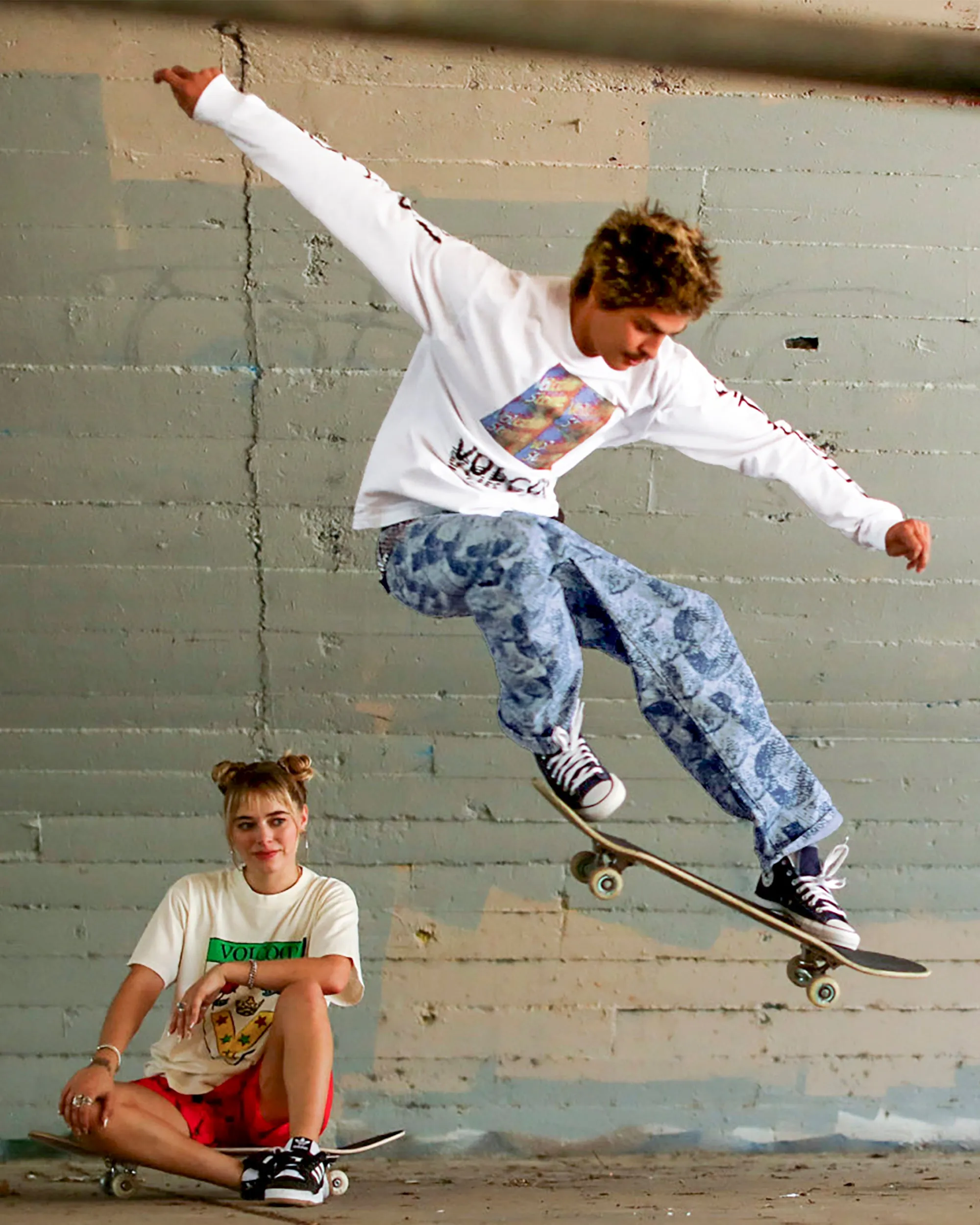 Fergadelic Long Sleeve Tee - White sold by Volcom product image thumbnail 4