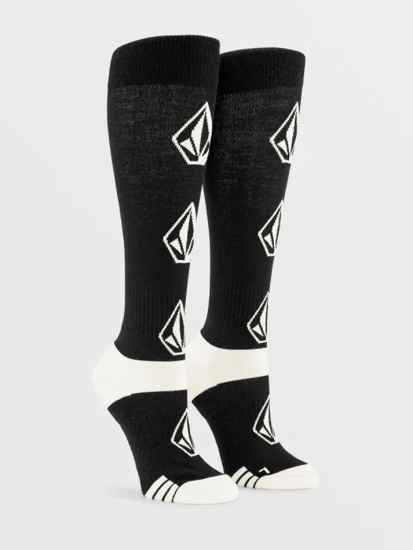 Womens Sherwood Socks - Black sold by Volcom