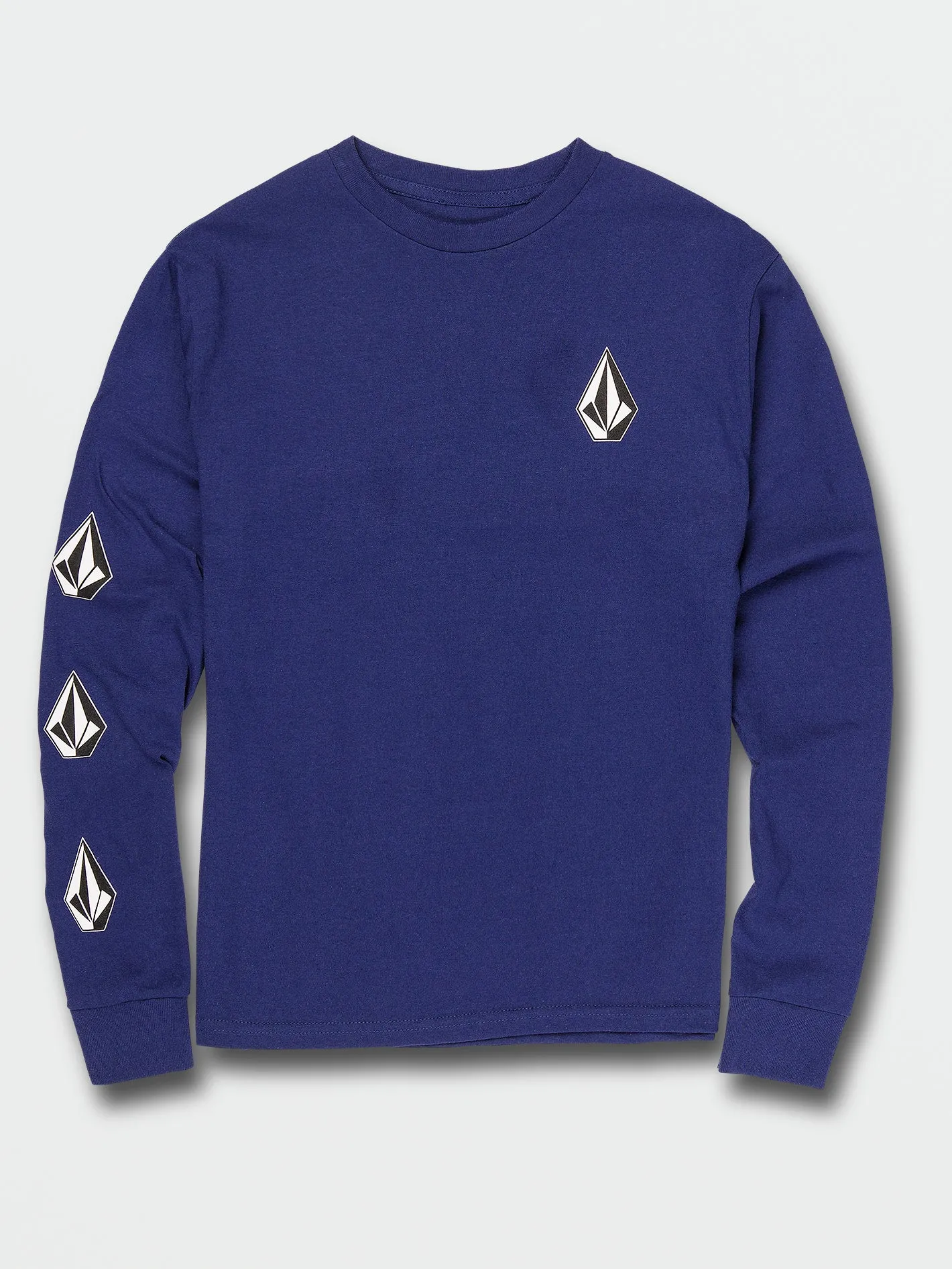 Big Boys Iconic Stone Long Sleeve Tee - Blueprint sold by Volcom
