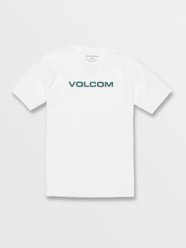 Zebra Euro Short Sleeve Tee - White Combo sold by Volcom