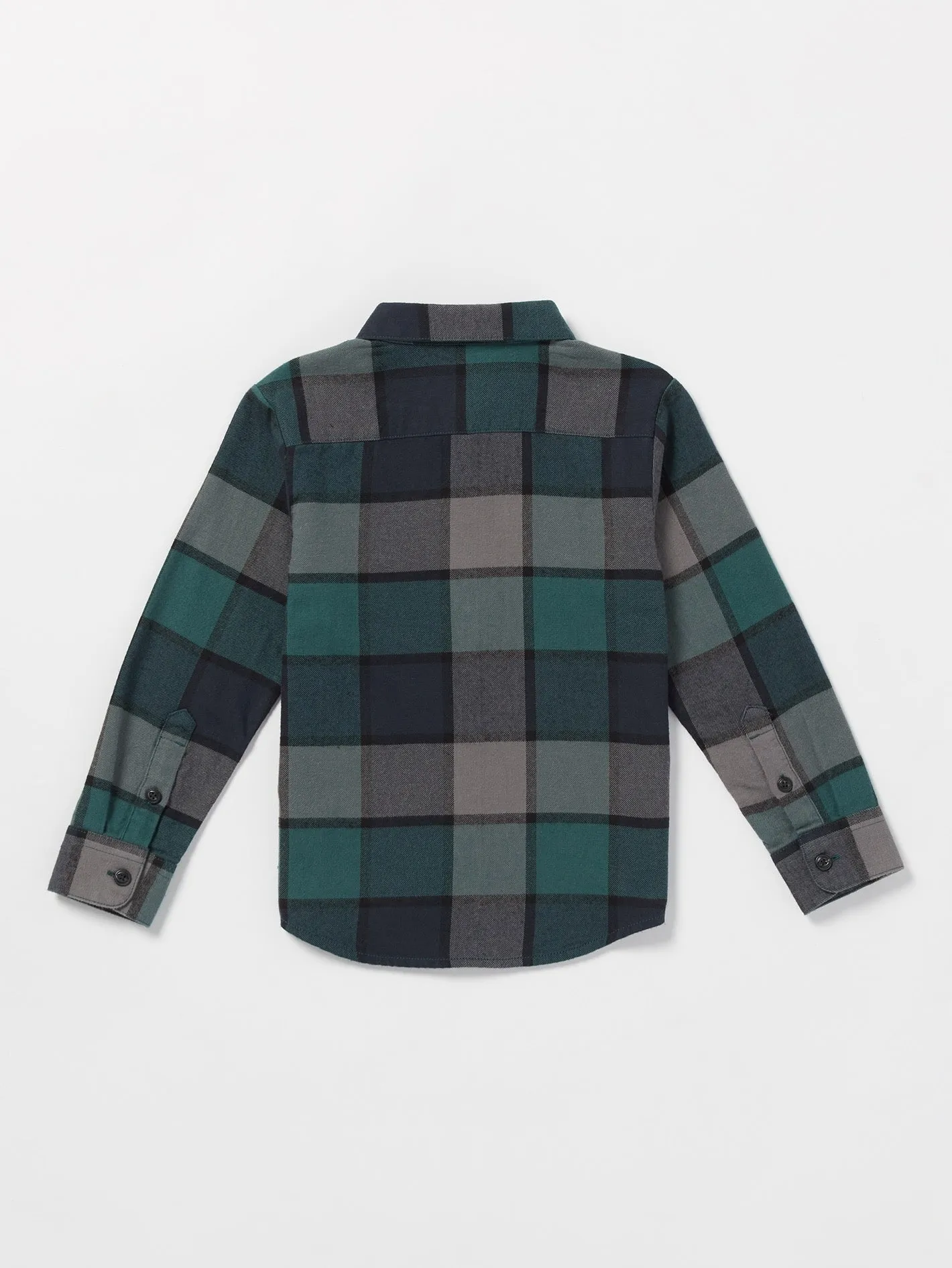 Little Boys Caden Plaid Flannel - Navy sold by Volcom product image thumbnail 4