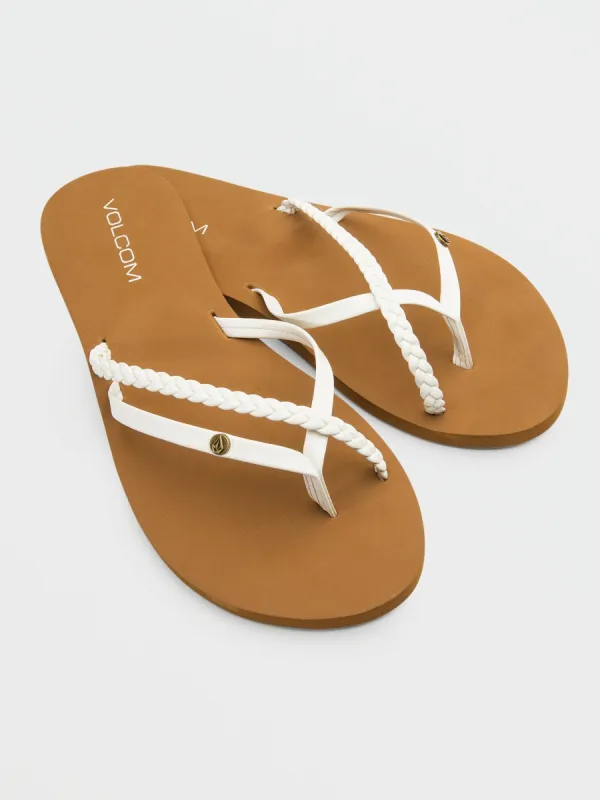 Thrills Ii Sandals - White sold by Volcom