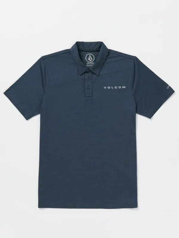 Hodad Polo Short Sleeve Shirt - Navy Paint sold by Volcom
