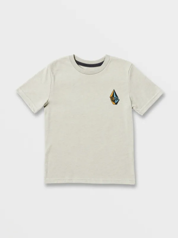 Little Boys Stoneyfill Short Sleeve Tee - Bone Heather sold by Volcom