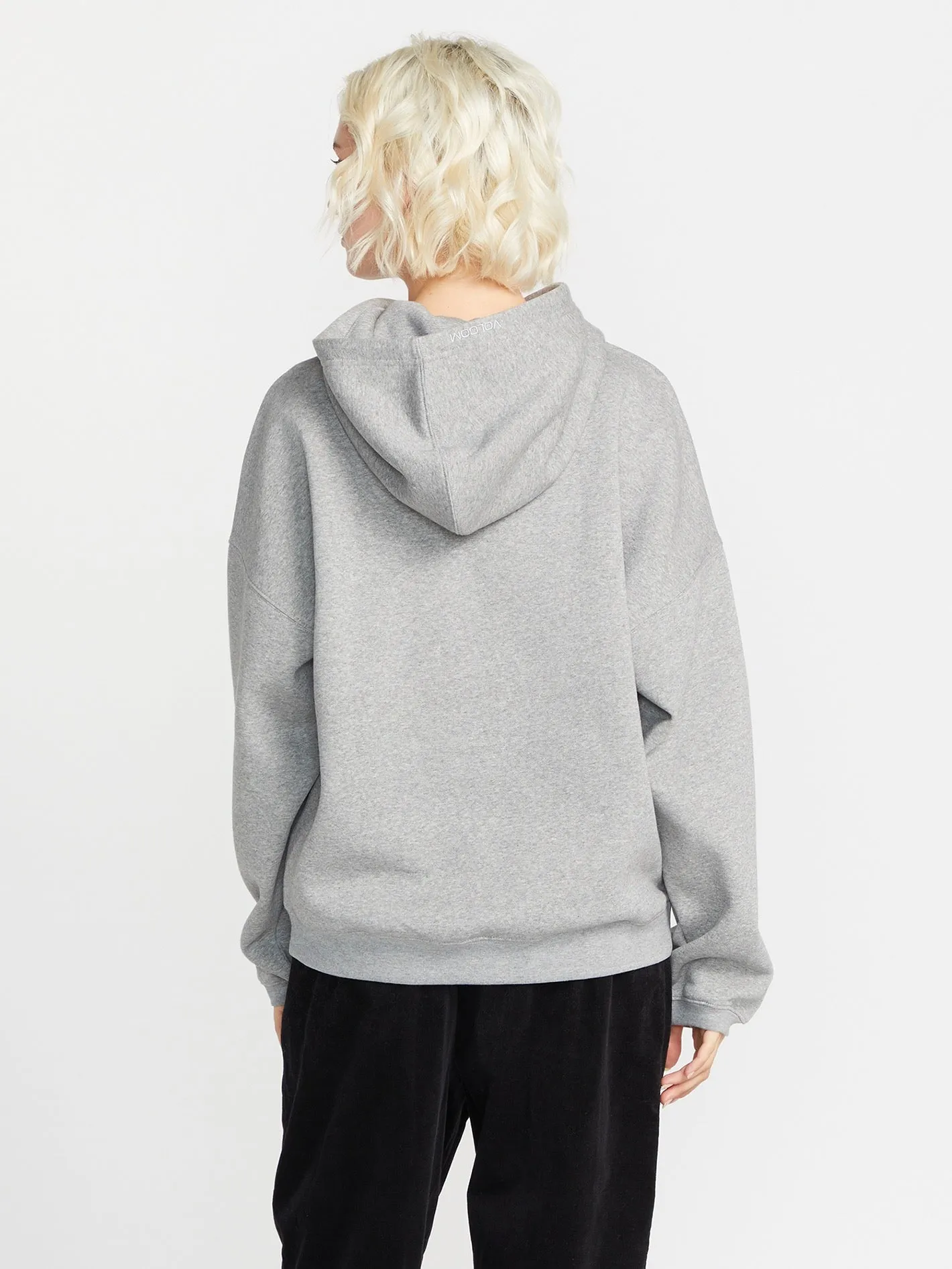 Stone Heart Up Hoodie - Heather Grey sold by Volcom product image thumbnail 4