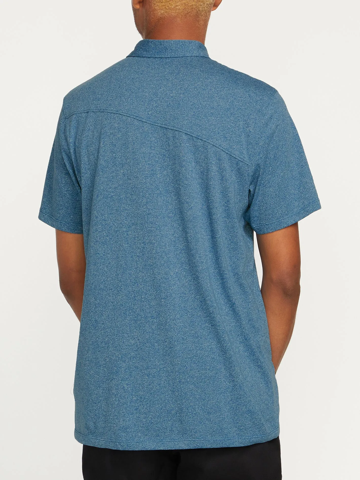 Wowzer Polo Short Sleeve Shirt - Aged Indigo sold by Volcom product image thumbnail 2