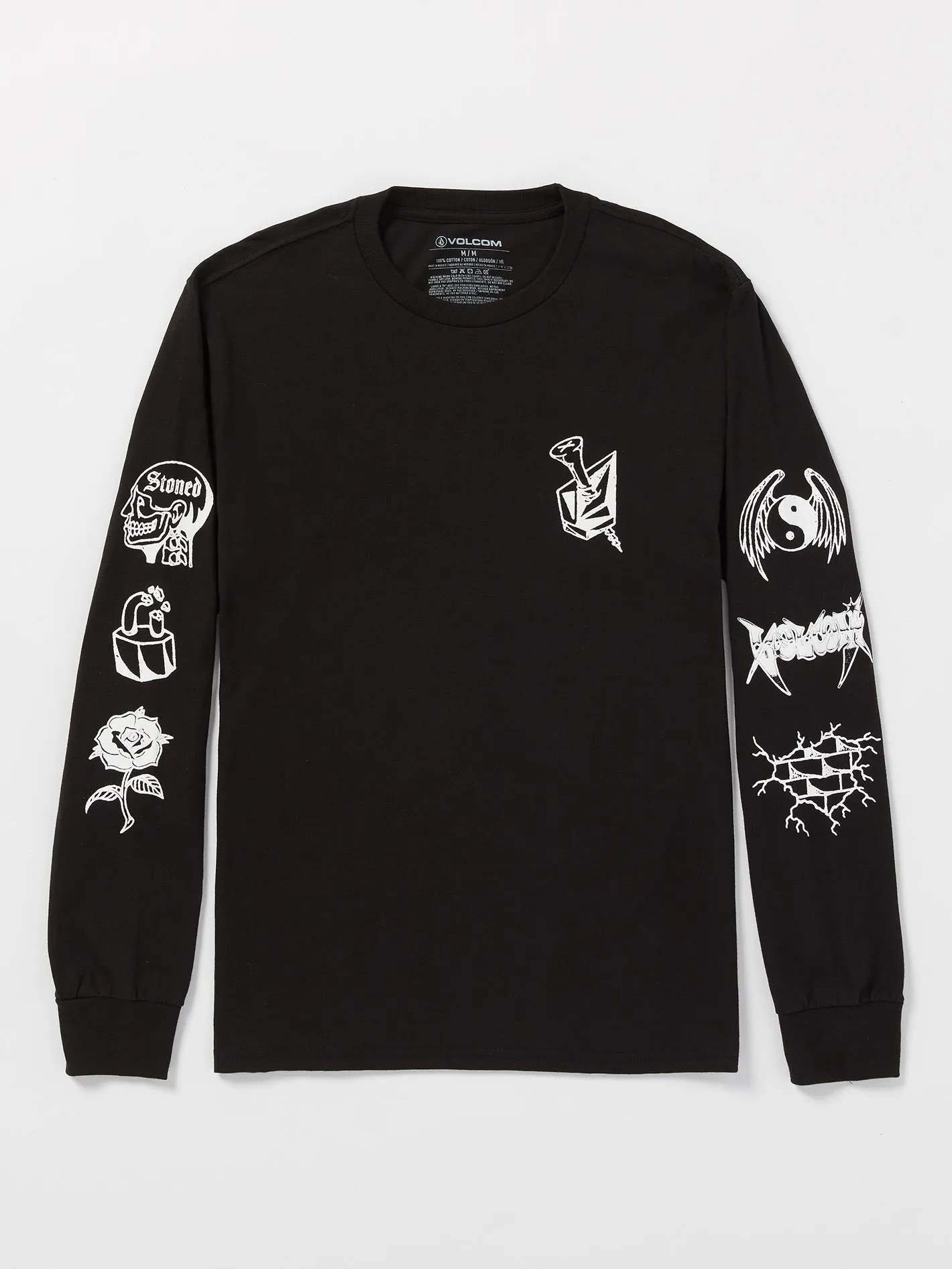 About Time Long Sleeve Tee - Black sold by Volcom product image thumbnail 4