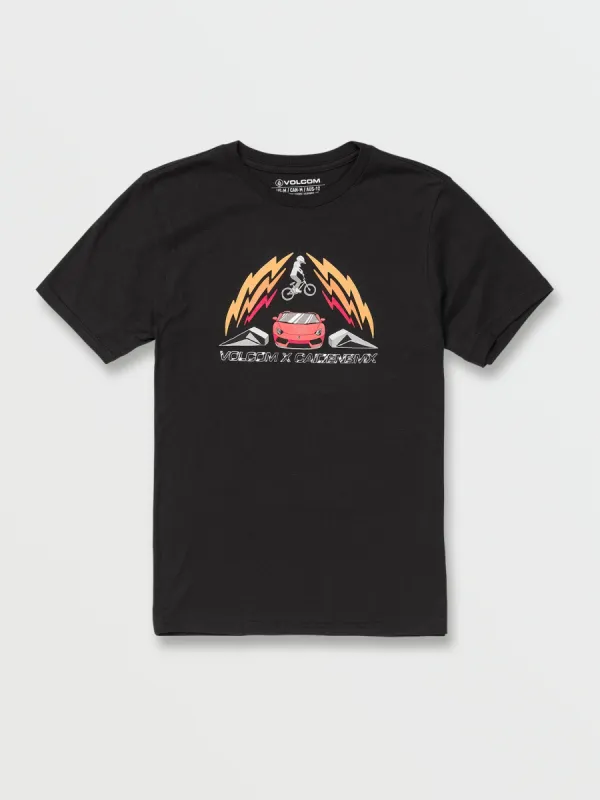 Big Boys Sender Short Sleeve Tee - Black sold by Volcom