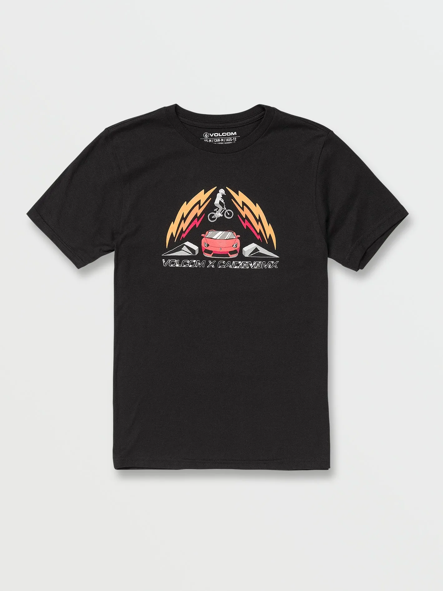 Big Boys Sender Short Sleeve Tee - Black sold by Volcom
