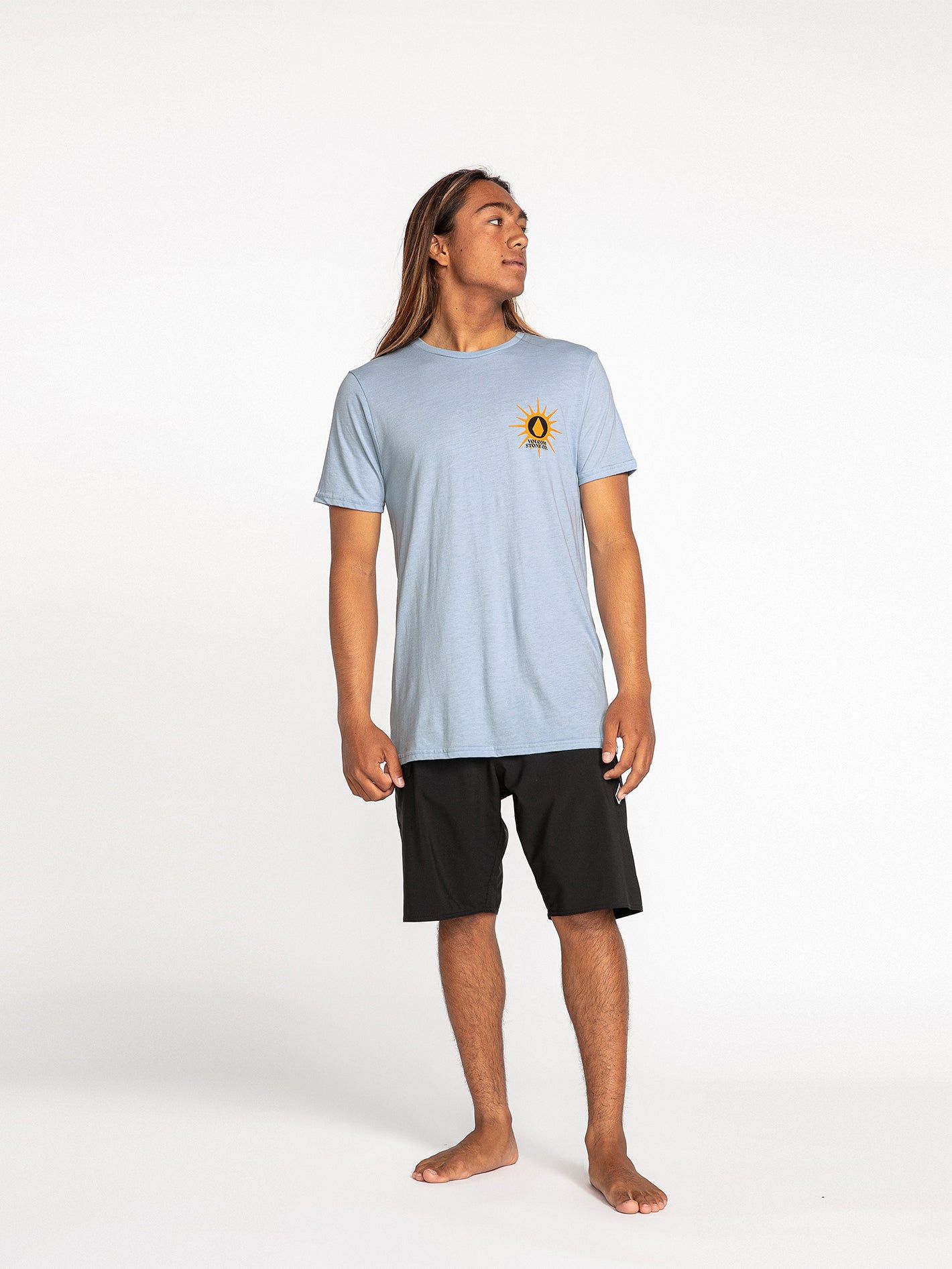 Fun Burn Short Sleeve Tee - Cali Blue Heather sold by Volcom