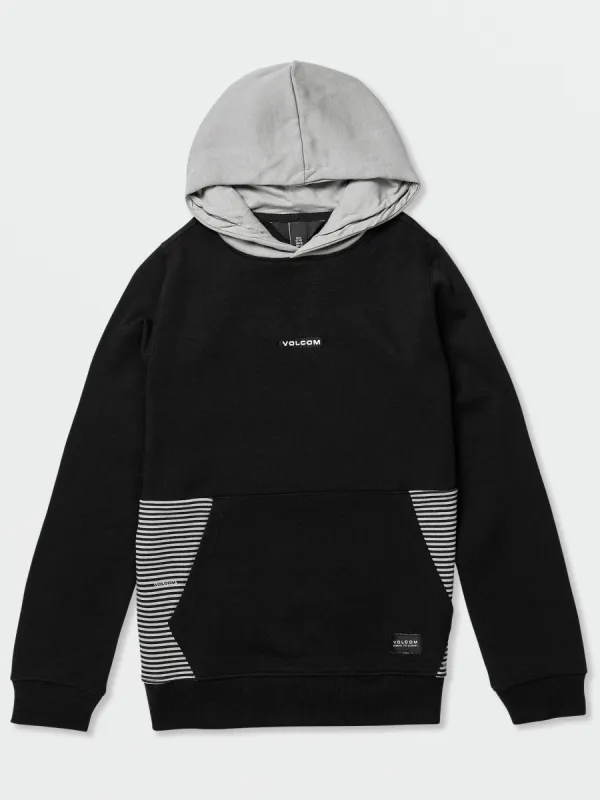 Big Boys Foley Pullover Fleece Hoodie - Black sold by Volcom