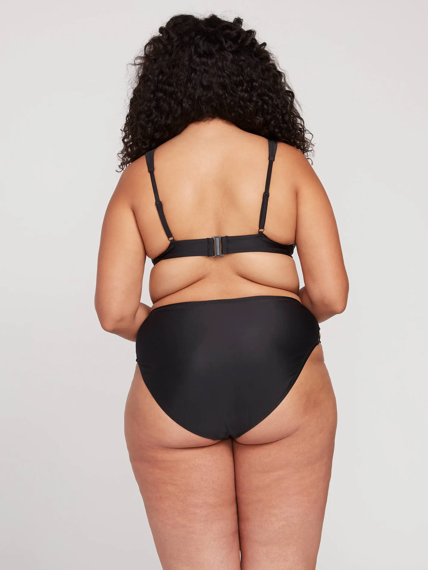 Simply Solid Retro Bikini Bottom Plus Size - Black sold by Volcom product image thumbnail 4