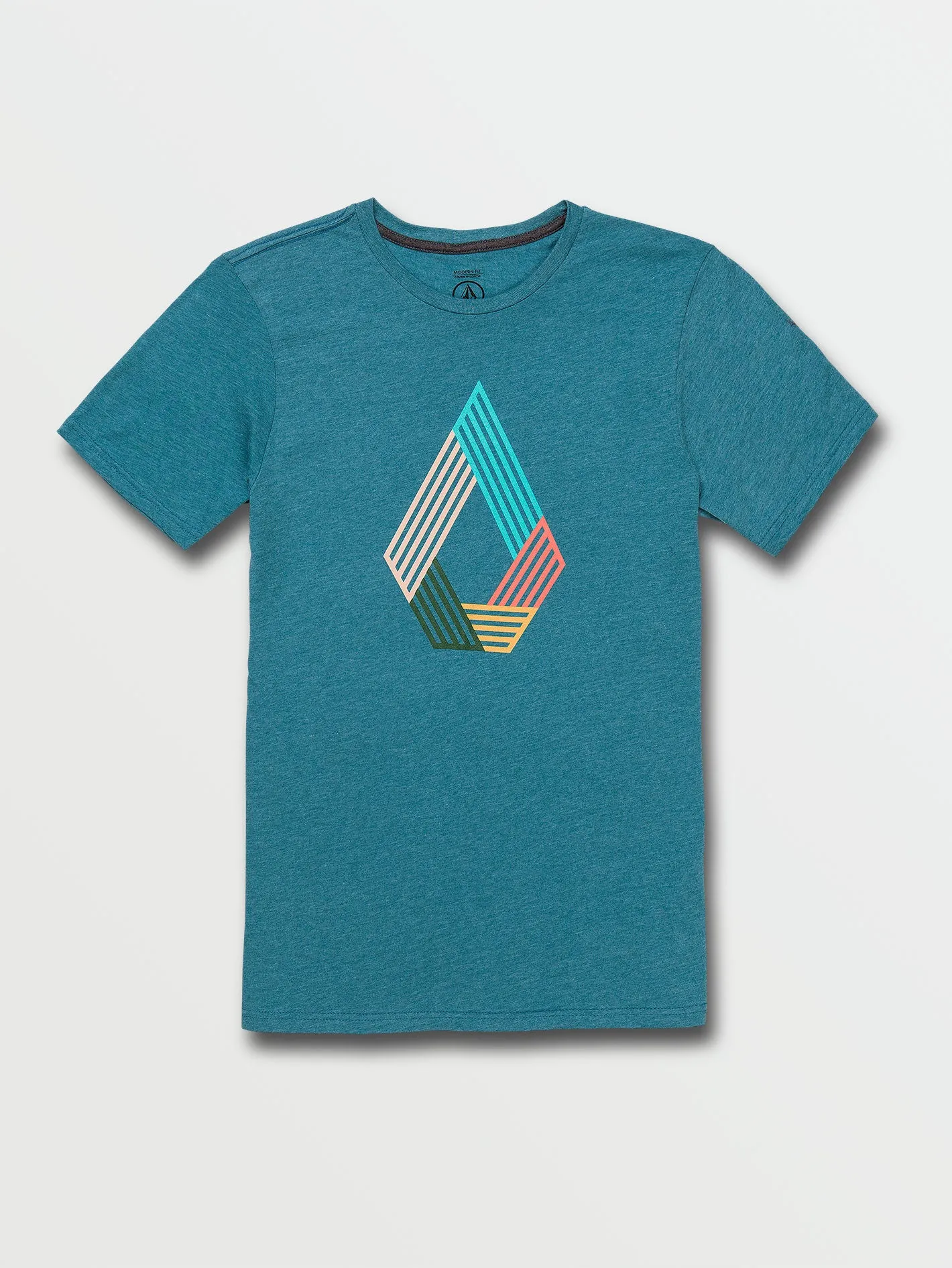 Volcom Says Short Sleeve Tee - Mosaic Blue Heather sold by Volcom product image thumbnail 2