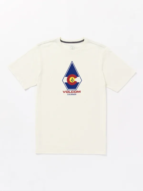 Coloradical Flag Short Sleeve Tee - Off White Heather sold by Volcom