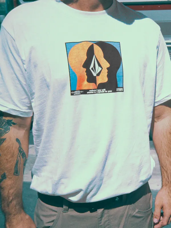 Whelmed Short Sleeve Tee - Off White sold by Volcom