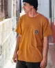 Pocket Label Short Sleeve Tee - Chestnut Brown sold by Volcom
