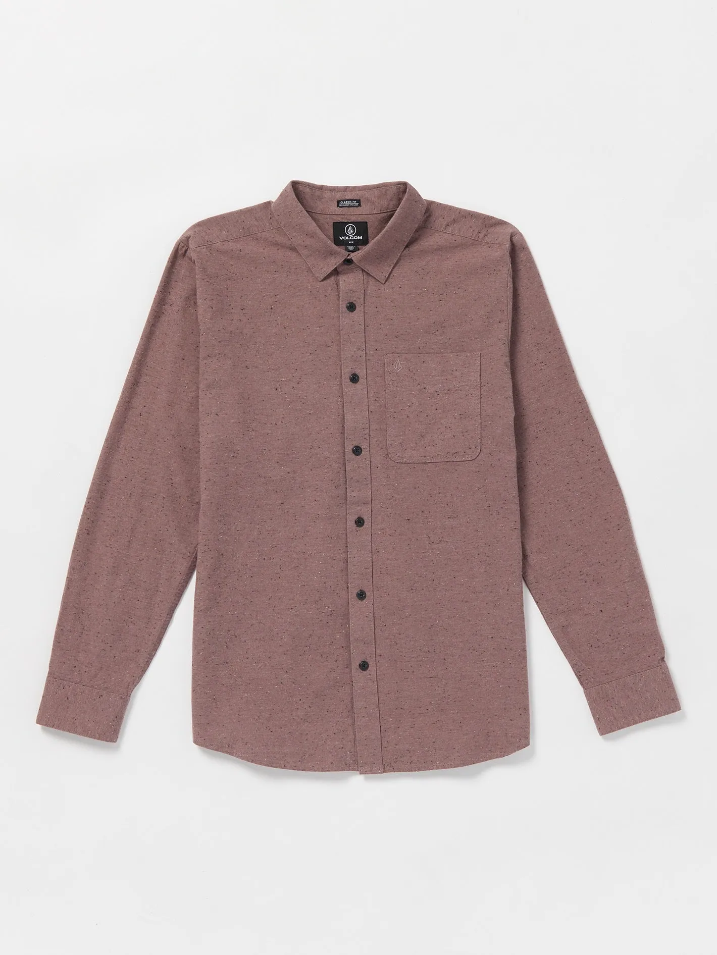 Date Knight Long Sleeve Shirt - Bordeaux Brown sold by Volcom